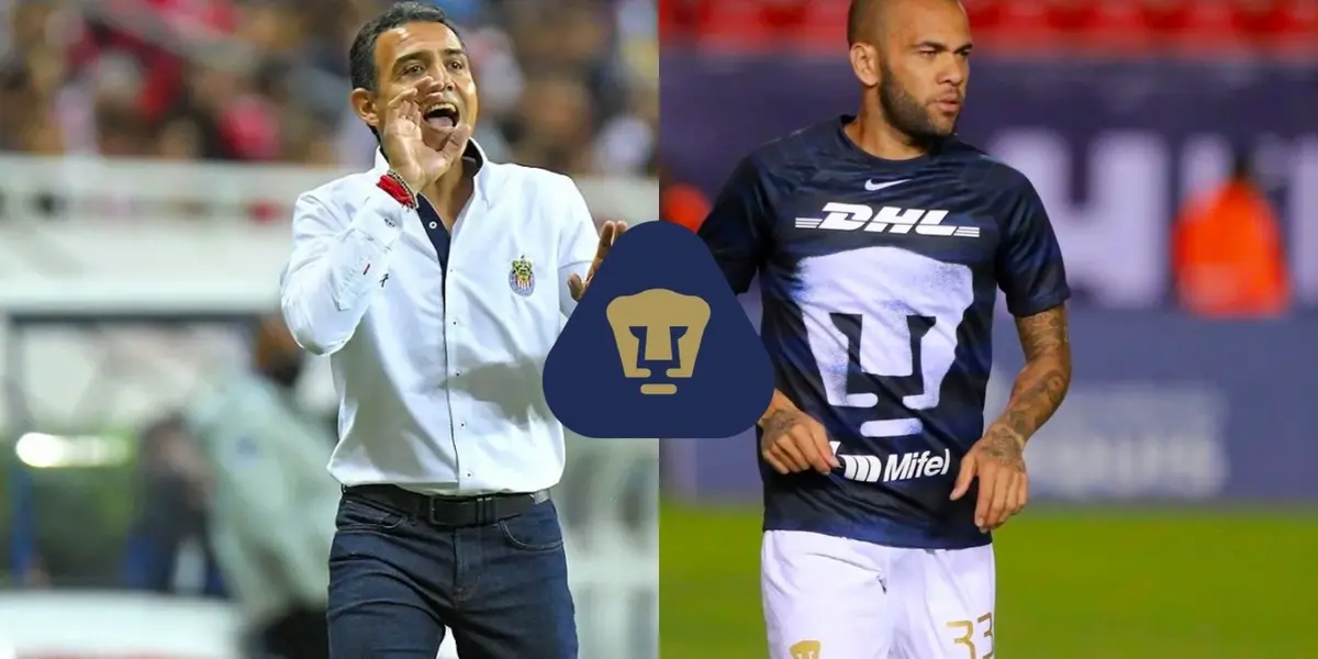 ¿Traición? Filtran charla de DT de Chivas con Alves tras la derrota de Pumas