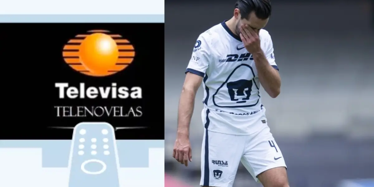 Control con una pantalla, a la derecha, jugador de Pumas se lamenta (Fuente: Mexsports)