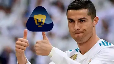 Cristiano Ronaldo posa para una foto en el estadio Bernabeu (Fuente: Don Balón)