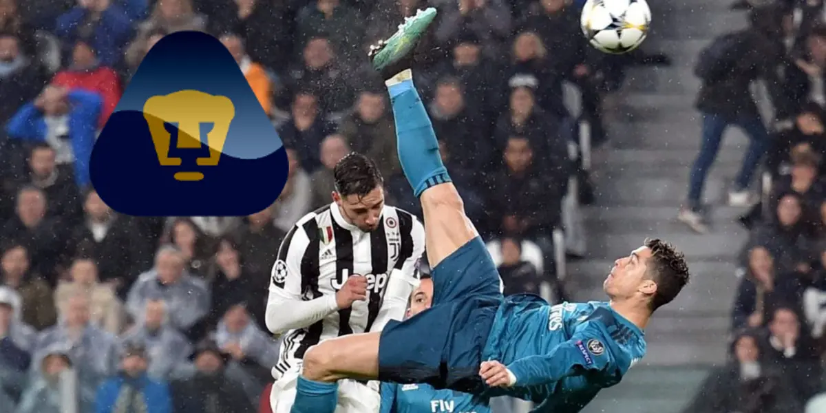 Cristiano Ronaldo realiza una chilena con gol ante Juventus (Fuente: Zumapress)