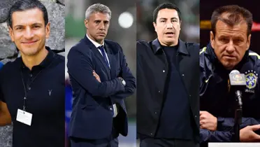 Cuatro entrenadores que están negociando con Pumas (Fuente: Pumas, T y C, Caracol y Conmebol)