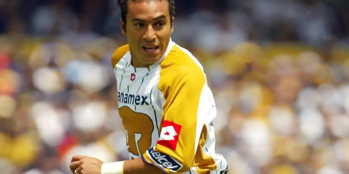 Da Silva jugando con el combinado de los Pumas (Fuente: Mexsports)