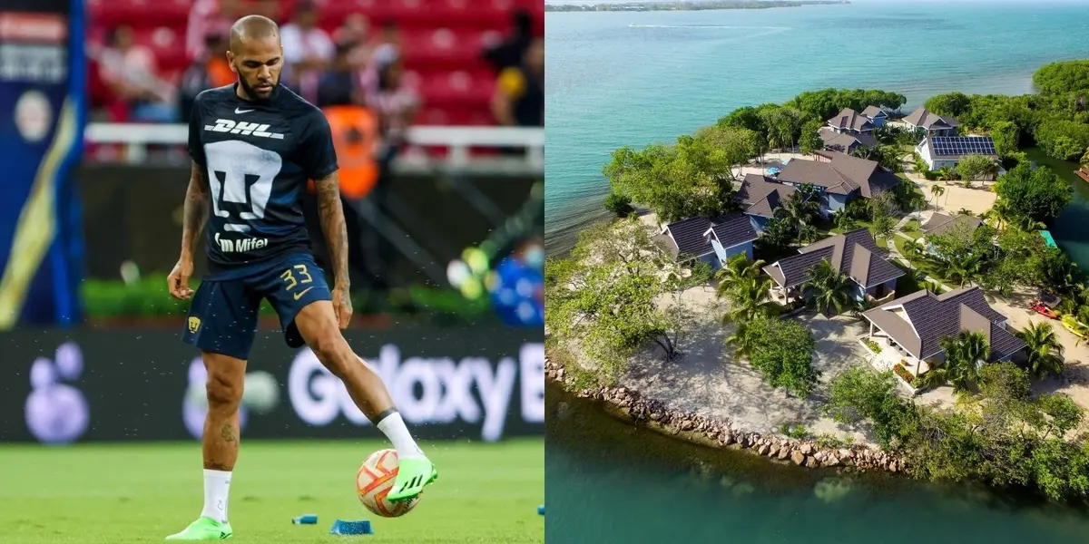 La lujosa isla privada que Dani Alves se podría comprar con su salario en Pumas