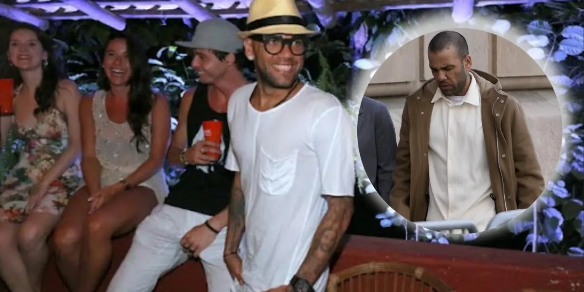 Dani Alves habría armado una fiestas tras salir de prisón; en España le ponen prohibiciones hasta en Brasil
