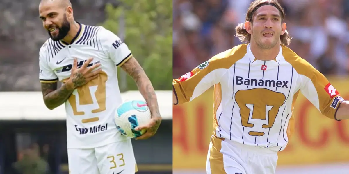 Dani Alves y Bruno Marioni.