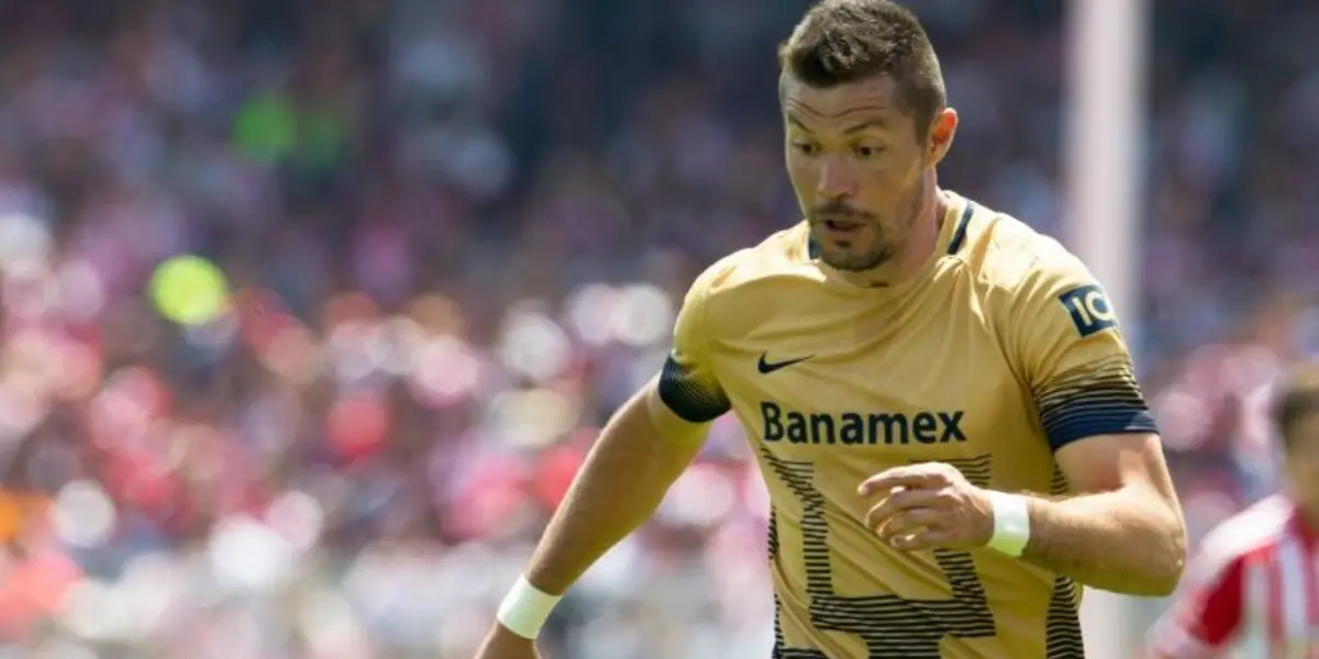 Dante López con los Pumas de la UNAM