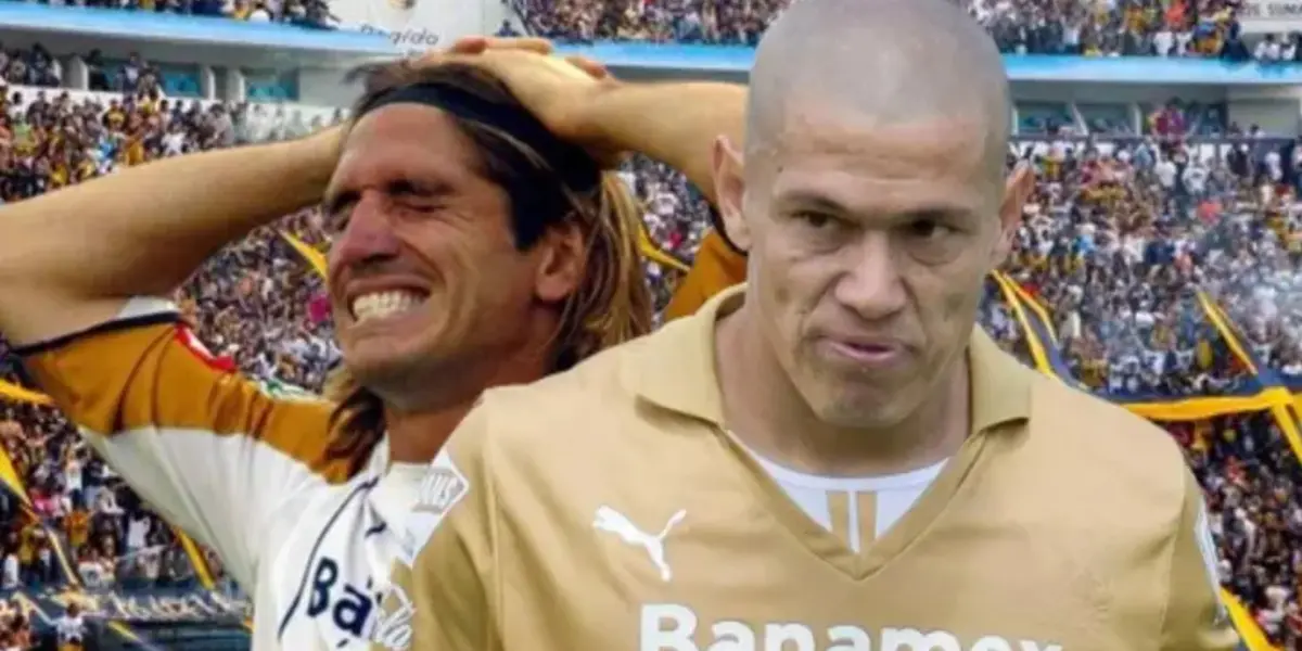 Darío Verón y Bruno Marioni con Pumas