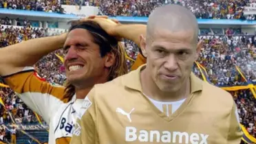 Darío Verón y Bruno Marioni con Pumas