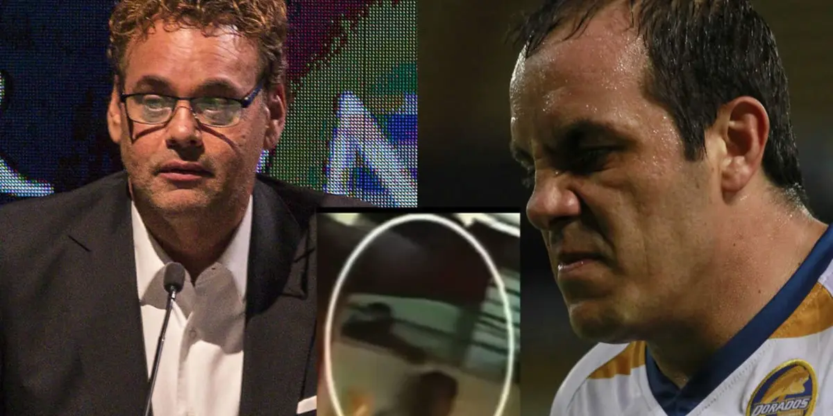 David Faitelson y Cuauhtémoc Blanco con Dorados de Sinaloa