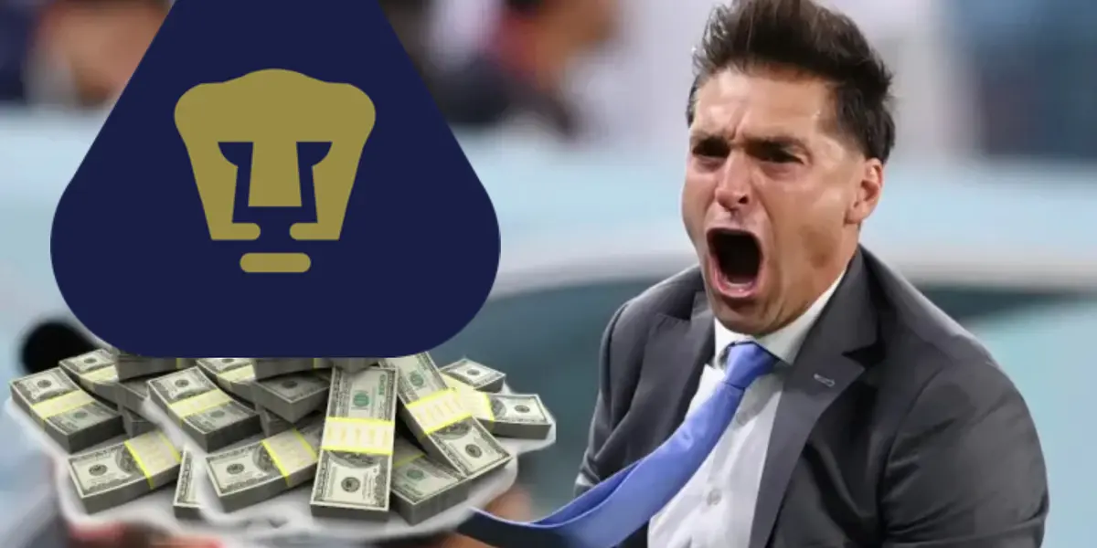 Diego Alonso sello de Pumas y dólares