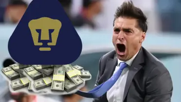 Diego Alonso sello de Pumas y dólares