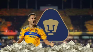 Diego Reyes durante un partido con los Tigres en Nuevo León