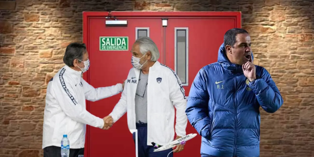 Directiva de Pumas y Jardine/FOTO: Récord