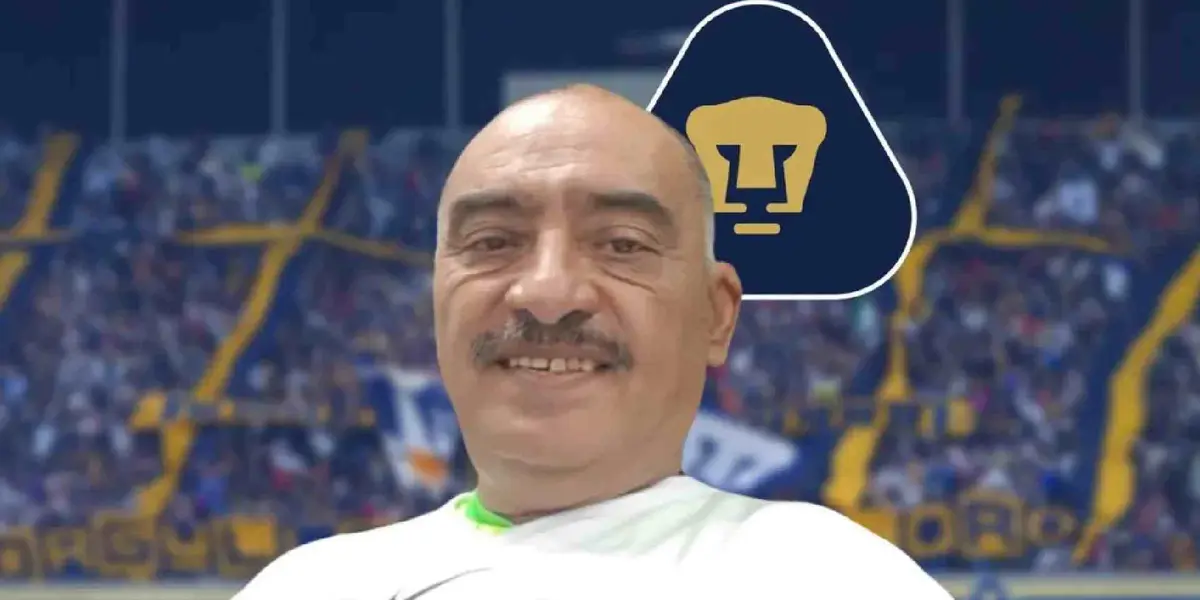 Don Beto creador de porra con los Pumas