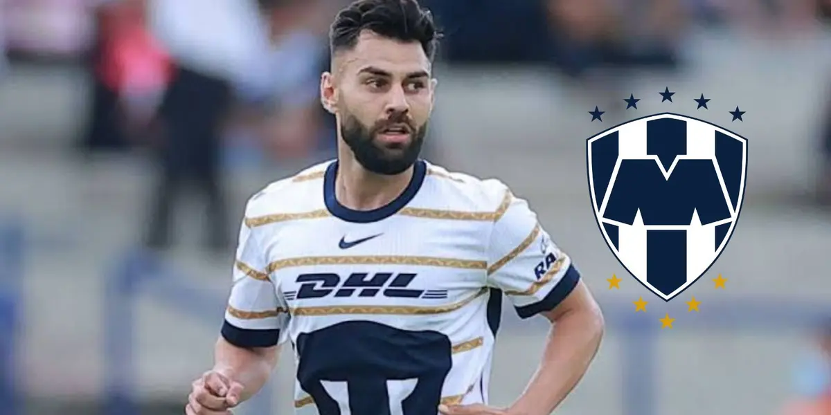 Duarte y escudo de Rayados/FOTO: JuanFutbol