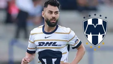 Duarte y escudo de Rayados/FOTO: JuanFutbol