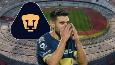 Eduardo Salvio con Pumas / Foto: Luis Estrello