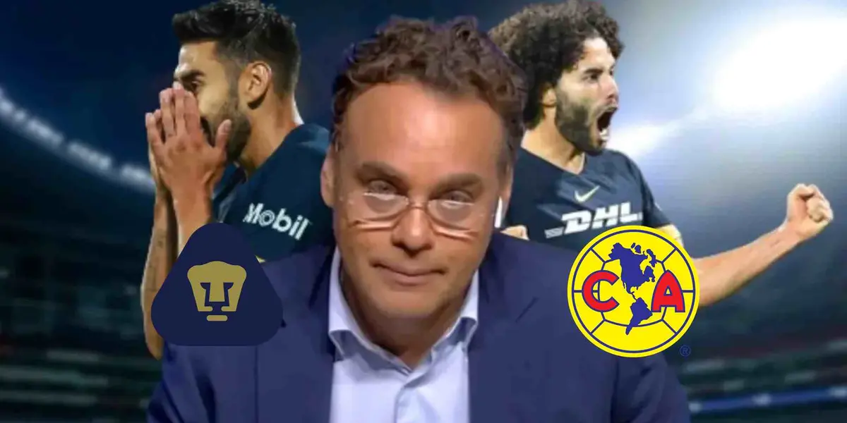 Eduardo Salvio y César Huerta con Pumas y David Faitelson TUDN