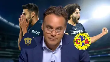 Eduardo Salvio y César Huerta con Pumas y David Faitelson TUDN