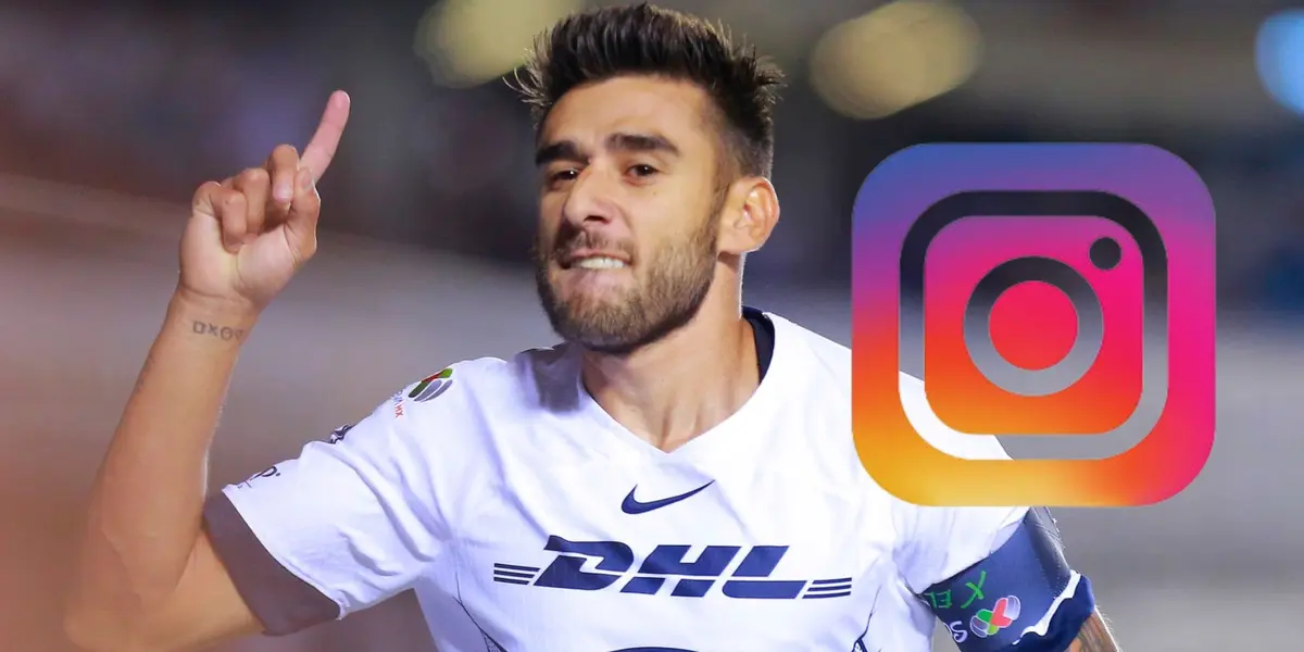 Eduardo Salvio y escudo de River Plate