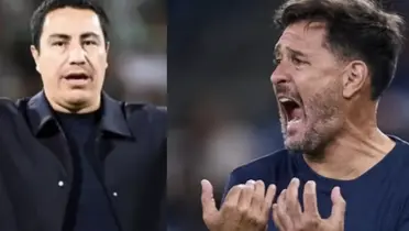 Efraín Juárez dirige en Colombia, a la derecha, Lema sufre en Liga Mx (Fuente Caracol y Mexsports)