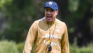 Efraín Juárez en práctica de los Pumas en el 2025 (Fuente: Pumas)