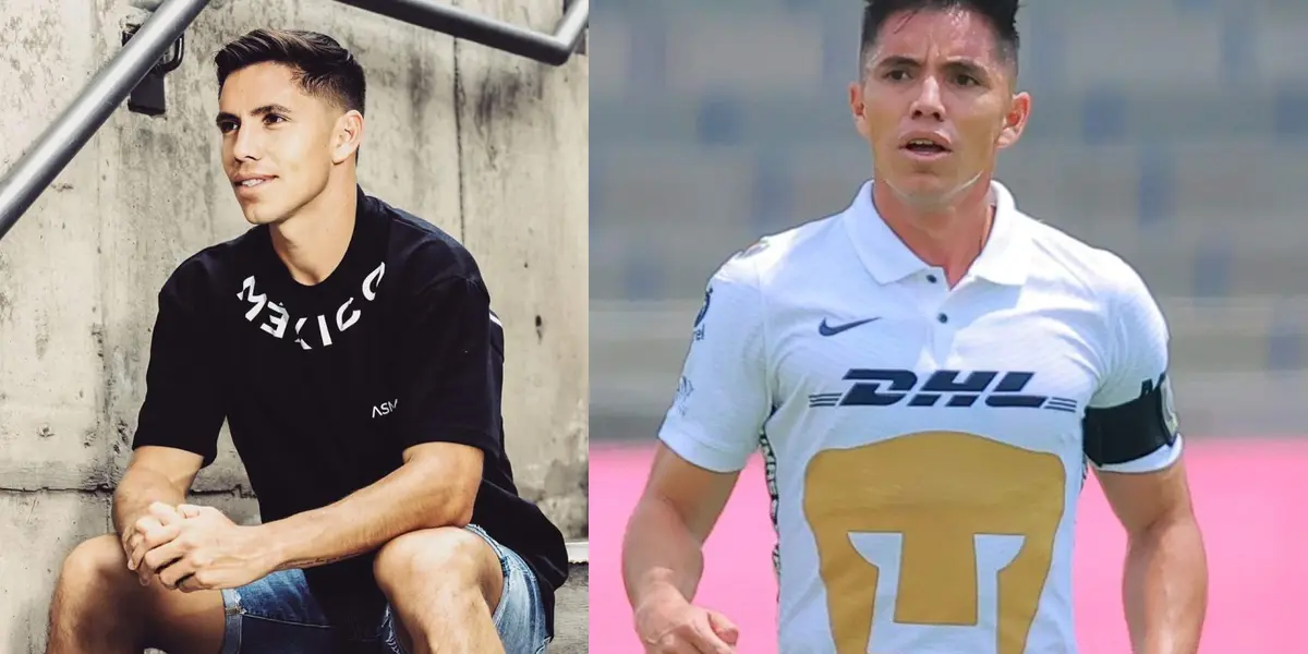 Efraín Velarde en sesión de fotos y jugando en Pumas