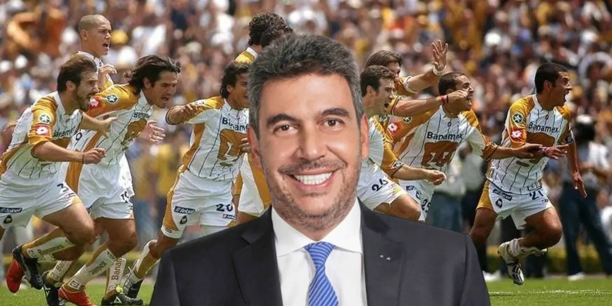 El antiguo presidente de Pumas, cada vez que habla de aquellos años se nota que fueron los mejores de su vida