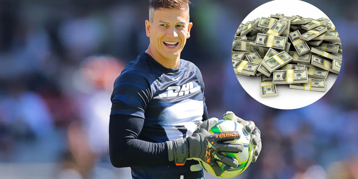 El arquero uruguayo pensaba en el retiro, ahora tiene un gran sueldo en Pumas