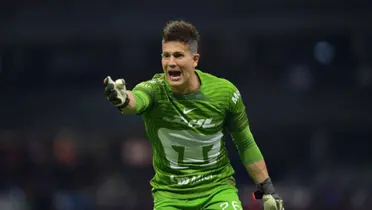 El arquero uruguayo Sebastián Sosa en su etapa con Pumas