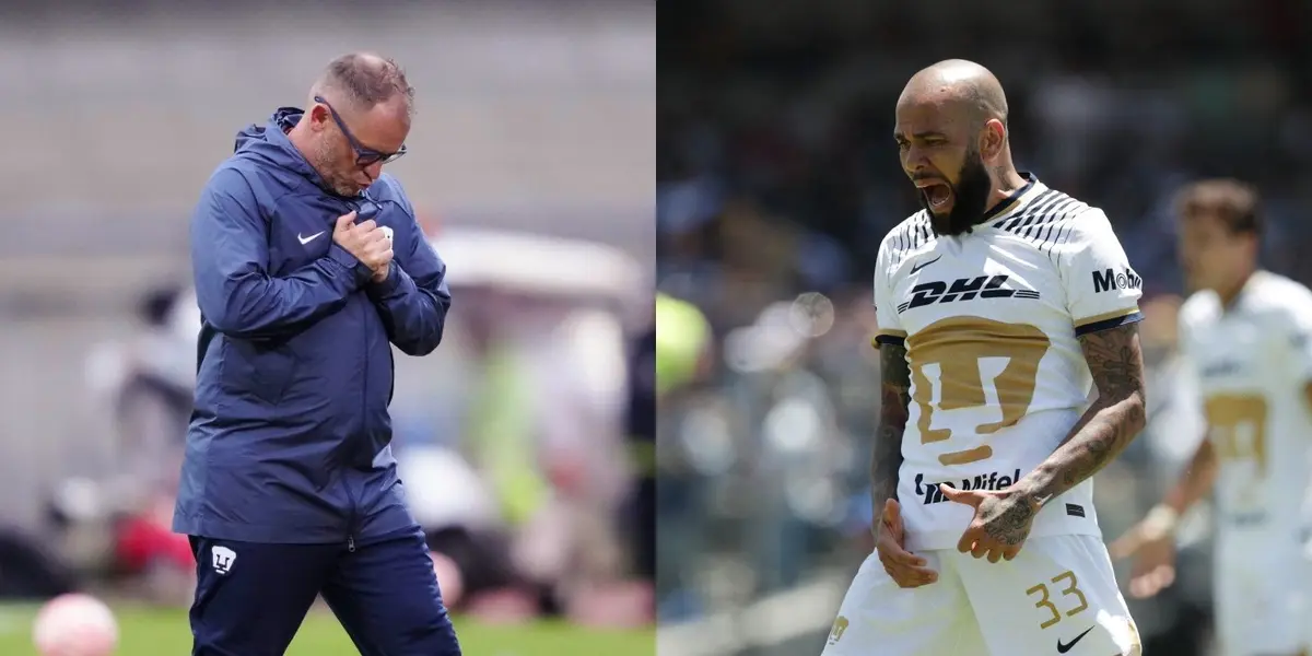 El brasileño tuvo una conducta inesperada en el Estadio Olímpico Universitario