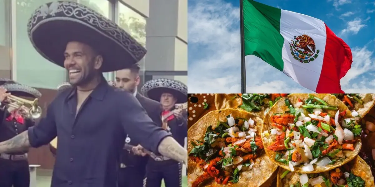 ¡Viva México cab...! El épico festejo de Dani Alves por el Día de Independencia
