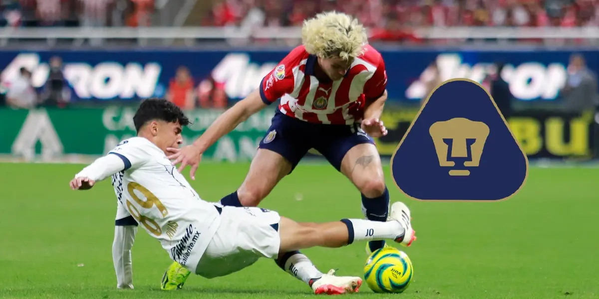 El canterano de la universidad, realizo un brillante partido ante Chivas