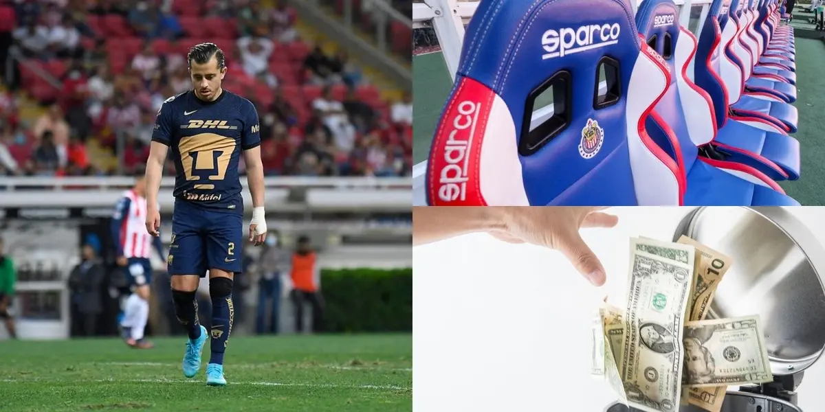 El canterano no ha brillado fuera de Pumas y cada vez vale menos