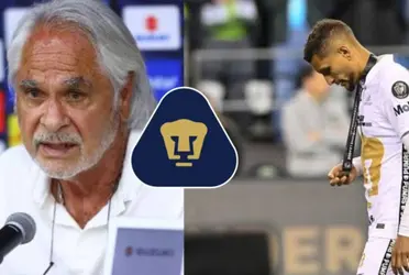 El directivo de Pumas tomó una importante decisión y corrió a un jugador del plantel