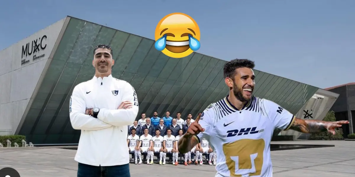 El equipo universitario se tomo la foto oficial en el MUAC y esto fue lo que sucedió.
