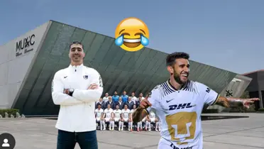 El equipo universitario se tomo la foto oficial en el MUAC y esto fue lo que sucedió.