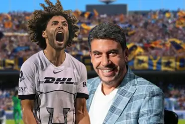 El ex presidente de Pumas habló sobre la figura universitaria y le puso la vara alta para su futuro
