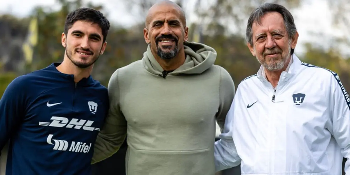 El internacional argentino visitó CU y le dio algunos consejos al equipo