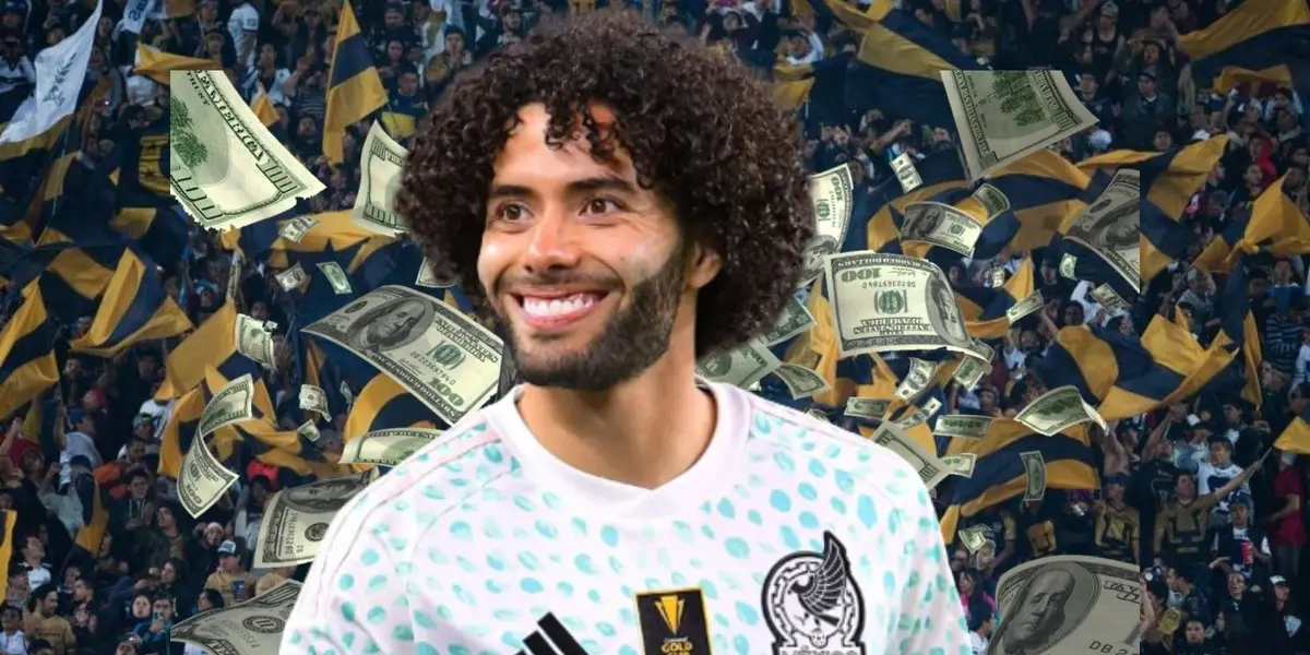 El jugador de Pumas mantiene un costo muy bajo comparado a otros jugadores de Pumas