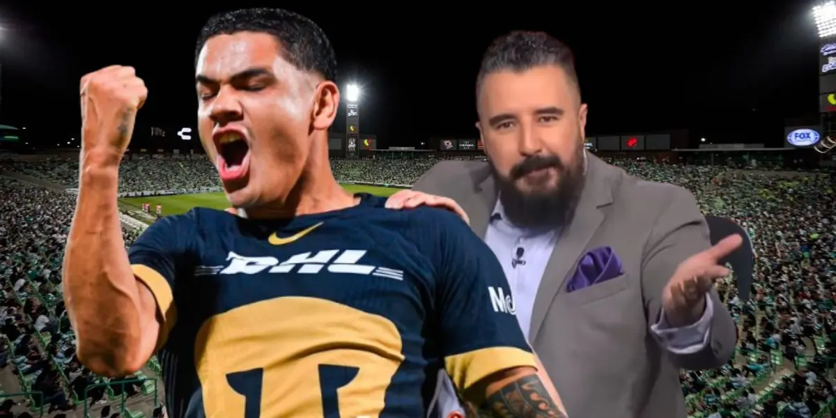 El polémico analista de ESPN pocas veces se le ve hablando bien de algo que haga Pumas