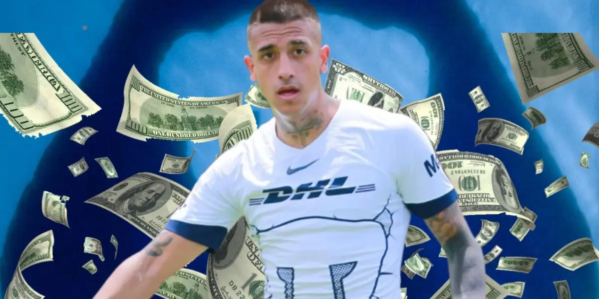 El uruguayo llegó a Pumas con un contrato especial debido a su pasado que no le favorecía para