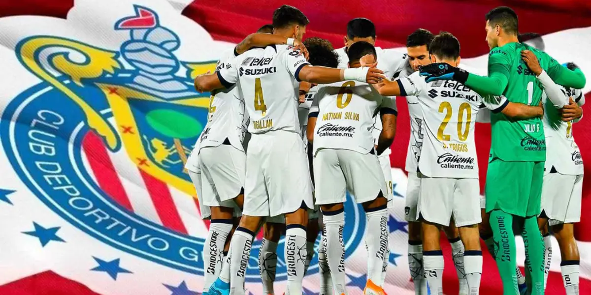 Equipo de Pumas con escudo de Pumas