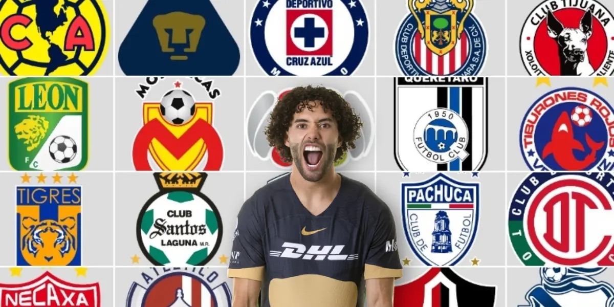 Equipos de la Liga MX y el Chino Huerta