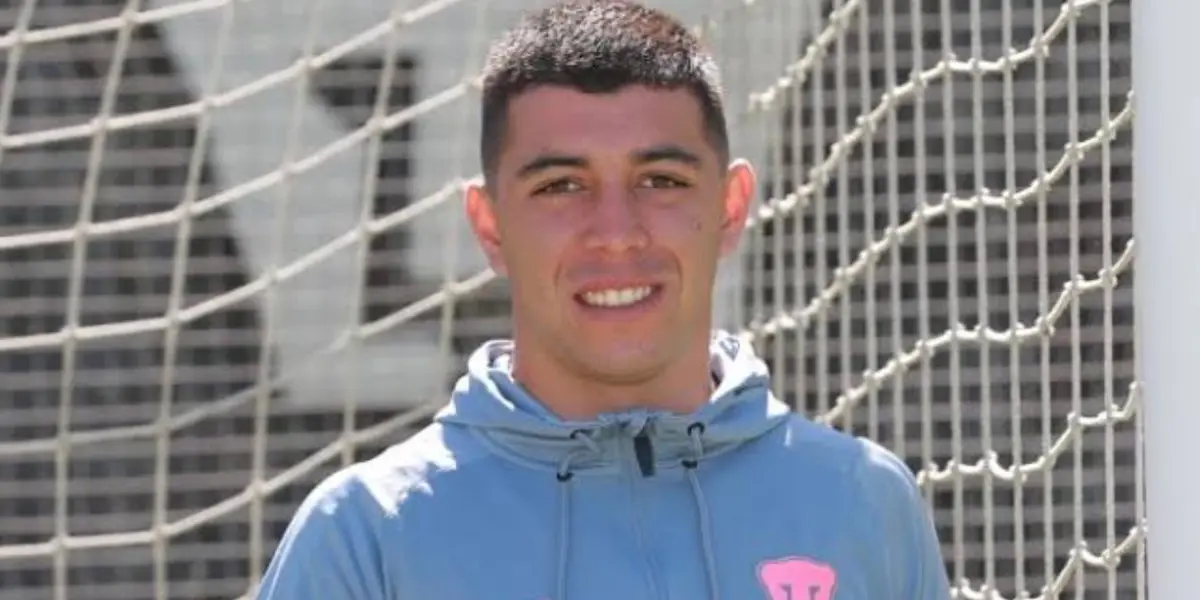 Erik Lara con los Pumas