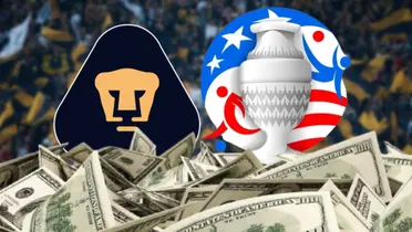 Escudo de Pumas y Copa América / Foto: Agencias