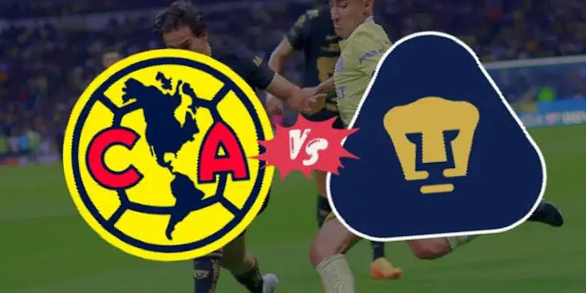 Escudos de Pumas y América con Luis Fuentes
