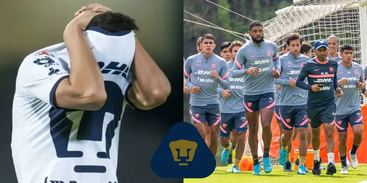 Este jugador ya es uno menos en Pumas y debería de dar un paso al costado