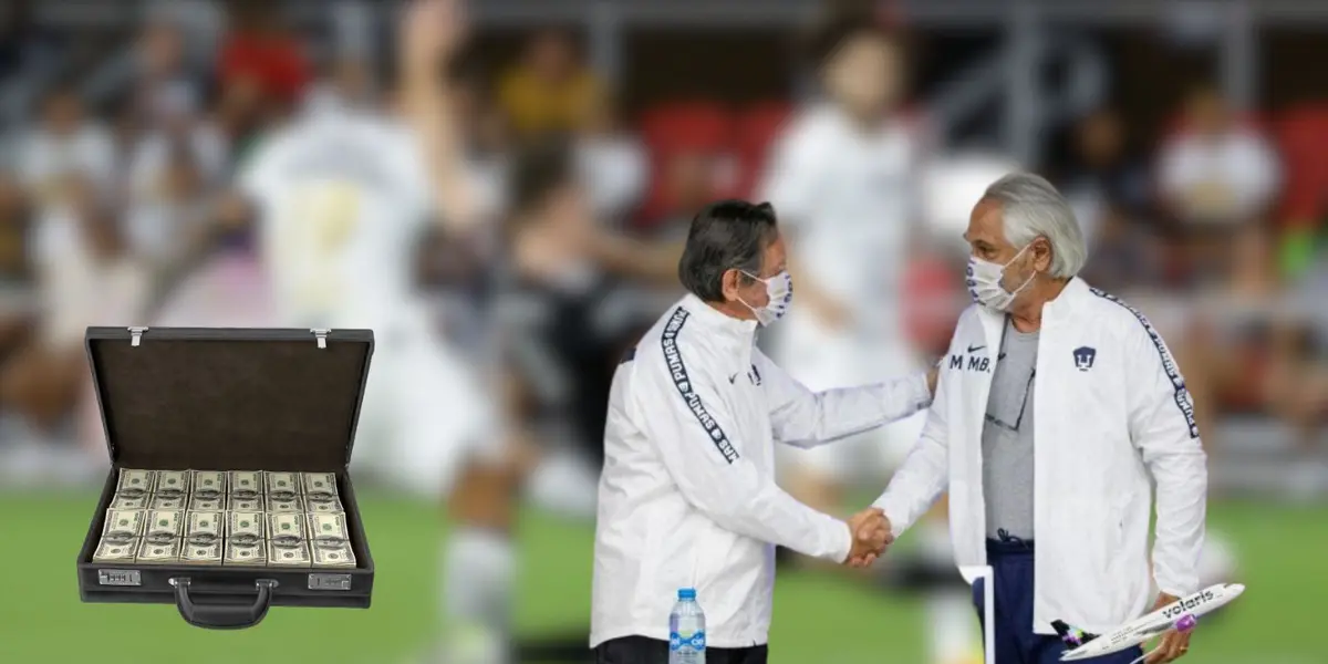 Ex jugador de Pumas con la directiva universitaria/FOTO: Claro Sports