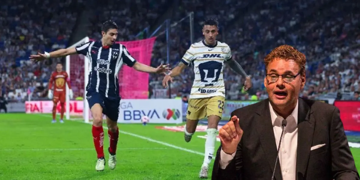 Faitelson en el Rayados vs Pumas/FOTO: Récord